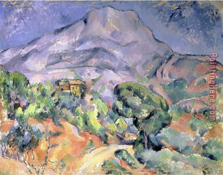 Paul Cezanne Mont Sainte Victoire Seen From La Route Du Tholonet
